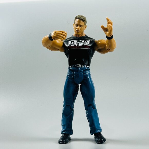 Jakks Pacific WWE WWF Wrestlers set of 2  Bradshaw & Faarooq APA Action Figures - Picture 7 of 11